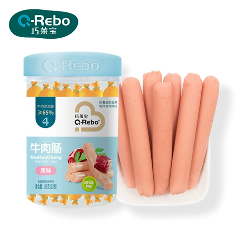 Qiaolaibao Специальная говяжья колбаса 180 г банки оригинальный морковный вкус питательный досуг и здоровые закуски