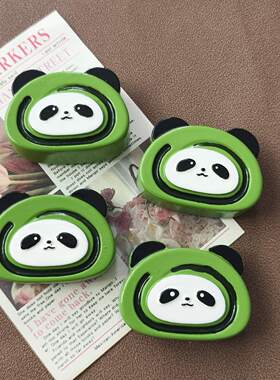 抹茶熊猫蛋糕卷冰箱贴可爱创意磁性贴家居装饰文创小礼品批发货源