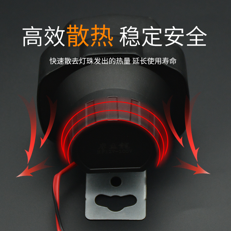 电瓶车电动车灯超亮led大灯摩托车灯汽车强光三轮车射灯外置通用,淘宝优惠券,粉丝福利购,淘宝优惠卷