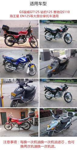 摩托车GS125机油滤芯适用于铃木王 骏龙 骏威 骏驰 GT125 赛驰110 - 图0