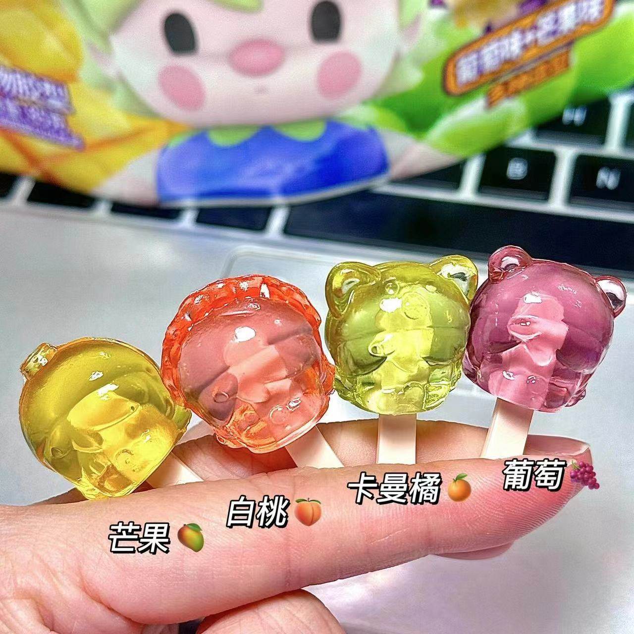 新期天泡泡玛特软糖小甜豆爱心mini棒棒糖果汁夹心橡皮糖QQ糖零食,淘宝优惠券,粉丝福利购,淘宝优惠卷