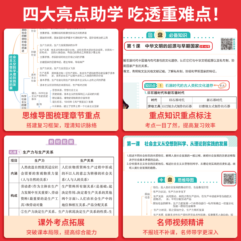 2024一本高中基础知识大全政史地数理化基础知识手册高中数学物理化学知识清单高一二高三高考复习教辅辅导复习资料高中通用教辅书