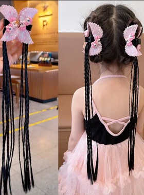 新款女童发饰儿童假发辫子头