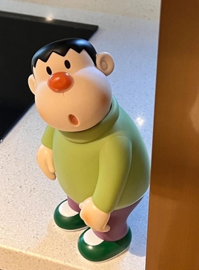 胖虎歪头摆件客厅落地玄关入户门可爱大号手办公仔礼物装饰家居