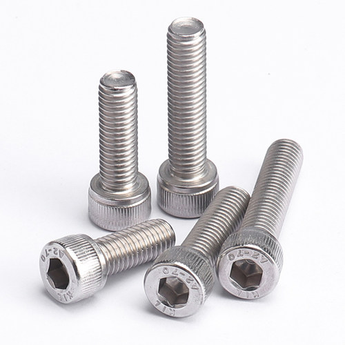 304不锈钢圆柱头螺栓加长杯头内六角螺丝M1.4M2M3M4M5M6M8M10M12 - 图1