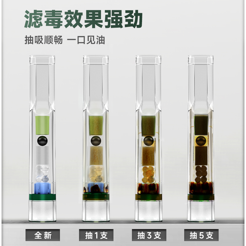 诤友一次性烟嘴过滤器正品焦油粗中细支三用香烟过滤嘴男抽吸烟牌-图2