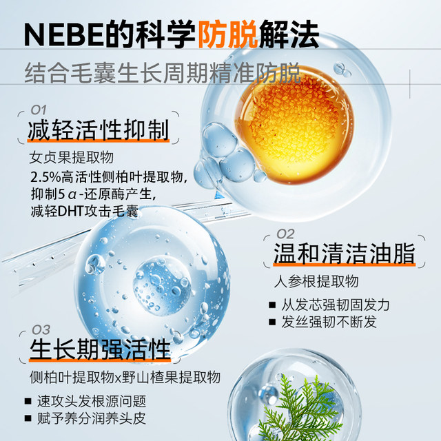 National cosmetics special certificate anti-hair loss shampoo