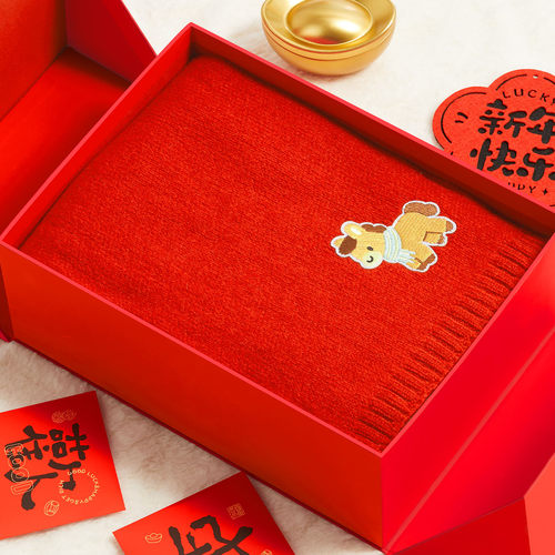 马年礼盒空盒子2026新年红色生日礼物盒节日送礼品盒本命年包装盒 - 图0