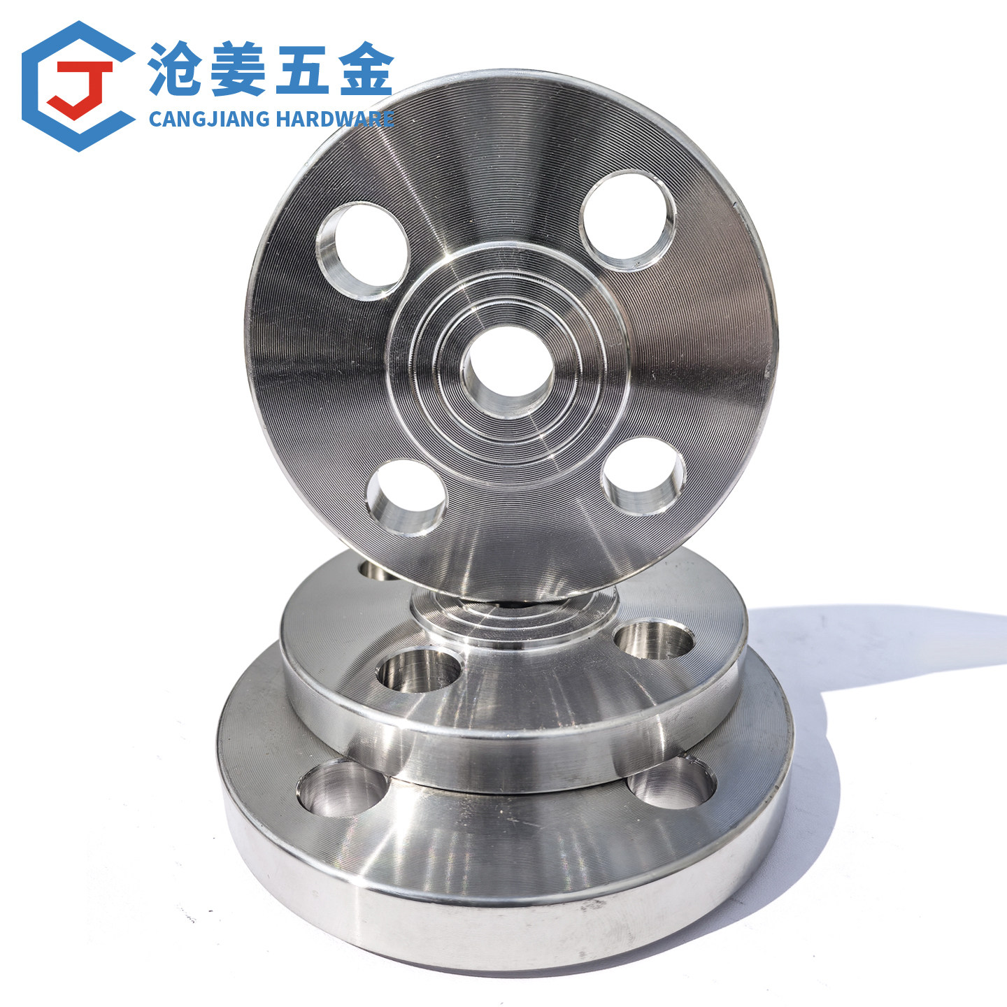 国标HG/T20592法兰盘304/316L不锈钢平焊PL法兰片PN6PN10PN25PN40 - 图1