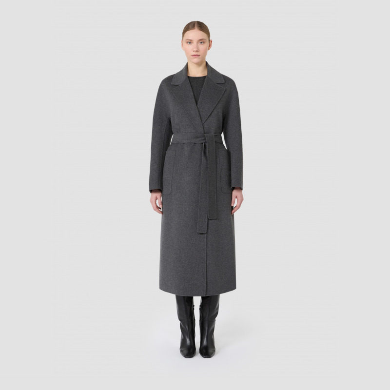 【天猫独家】MaxMara 26新品女装羊毛系带长款大衣9016116306 猫超维实拍商品图