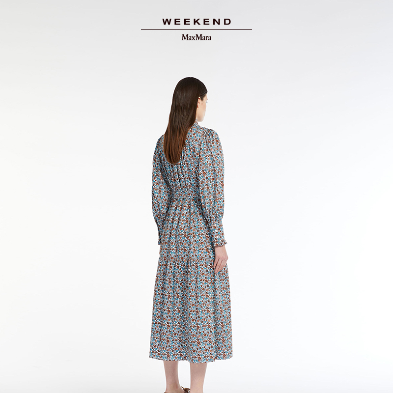 【春夏新降】Weekend MaxMara 24春夏女装碎花连衣裙5221034106