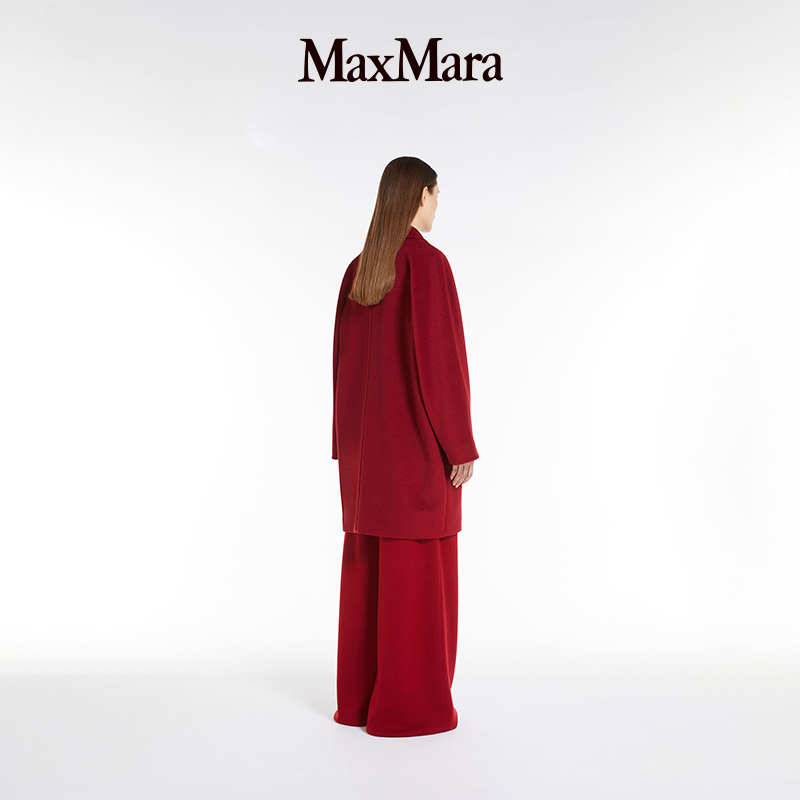 MaxMara 2024春夏新品女装双排扣大衣外套1011054106-图1