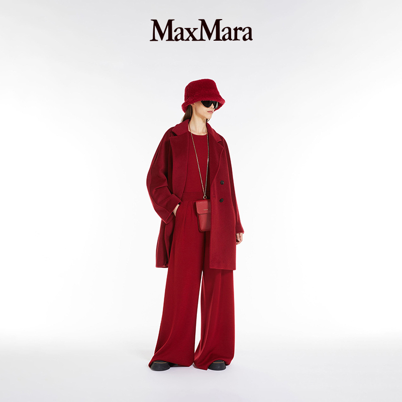 MaxMara 2024春夏新品女装双排扣大衣外套1011054106-图0