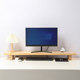 Computer desktop monitor elevated rack lifting rack