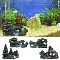 Aquarium Decoration Artificial Resin Landscape Lifebike