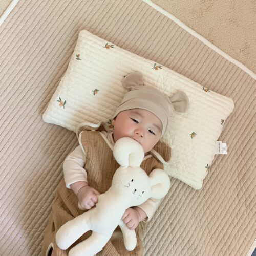 malolotte韩国进口新生婴儿刺绣百支纯棉吸汗床单透气四季薄床垫 - 图2