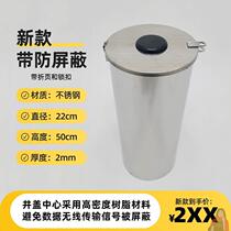 Groundwater Monitoring Dedicated Well Lid High Cylinder Ground Wellhead Protection Device Manholes Cap Galvanized Stainless Steel Plant