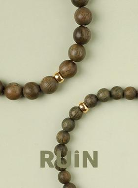 璀璨一隅18k金天然绿檀木