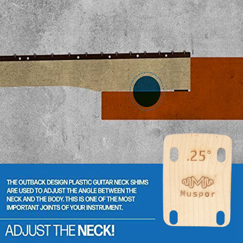琴颈维修垫片 电吉他指板颈部连接处 弦距角度调整倾角修正制琴师,淘宝优惠券,粉丝福利购,淘宝优惠卷