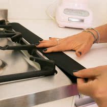 2Pcs Set Rubber Oilproof Heat-resistant Stove Counter Gap