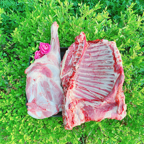 6斤羊前腿带排  宁夏滩羊肉新鲜 羊前腿  羊排 羊后腿 - 图1