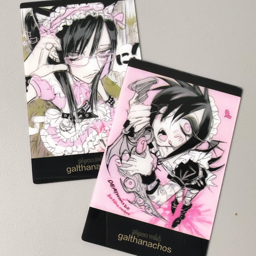 无料FYS-日本插画师galthanachos插画pvc透卡小卡 - 图3