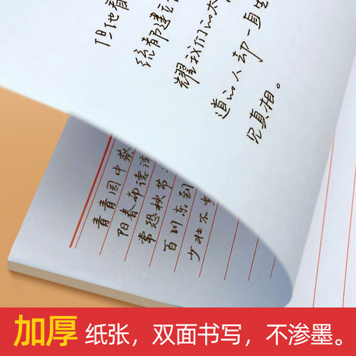 申请书信纸稿纸本定制做信签纸信笺纸订制专用入档写信纸单线双线信纸横格纸学生信纸横线材料纸 - 图1
