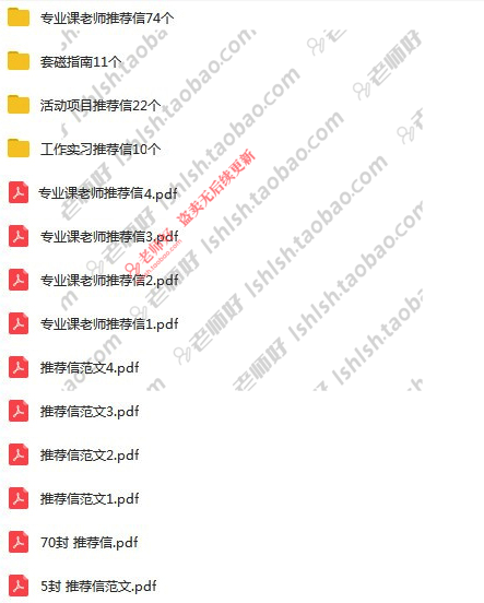 留学文书写作推荐信模板RL范文recommendation letterdiy网申-图0