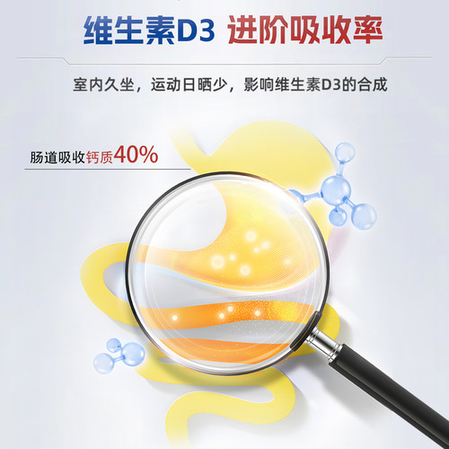 沿寿LIFE美国原装进口柠檬酸钙片中老年氨糖软骨素维生素D3成人 - 图2