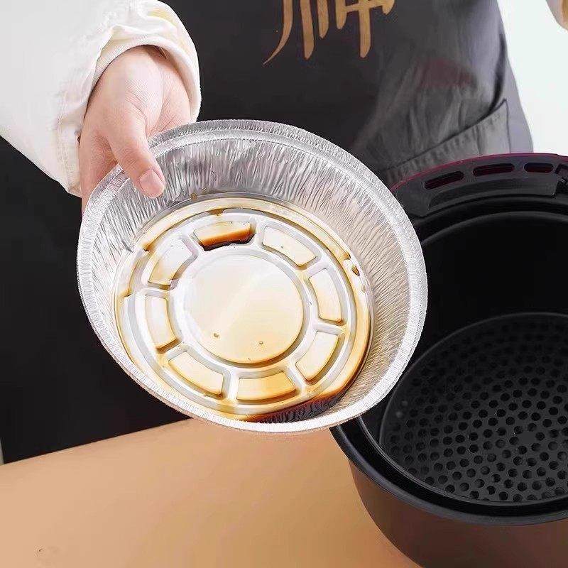 空气炸锅专用纸锡纸盘烧烤箱烘焙锡箔碗家用锡纸盒食品级纸碗WR,淘宝优惠券,粉丝福利购,淘宝优惠卷