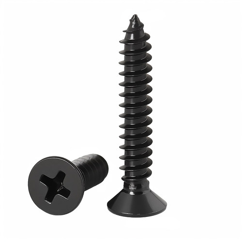 黑色304不锈钢十字沉头自攻螺丝钉平头木牙小螺钉M2M3M4M5M6MM - 图3