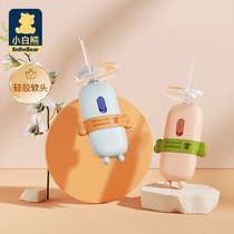 Small white bear spoonful of ear spoons baby digging ear spoons childrens ear poo spoons Silicone Soft Head LED Luminous with lamp 391