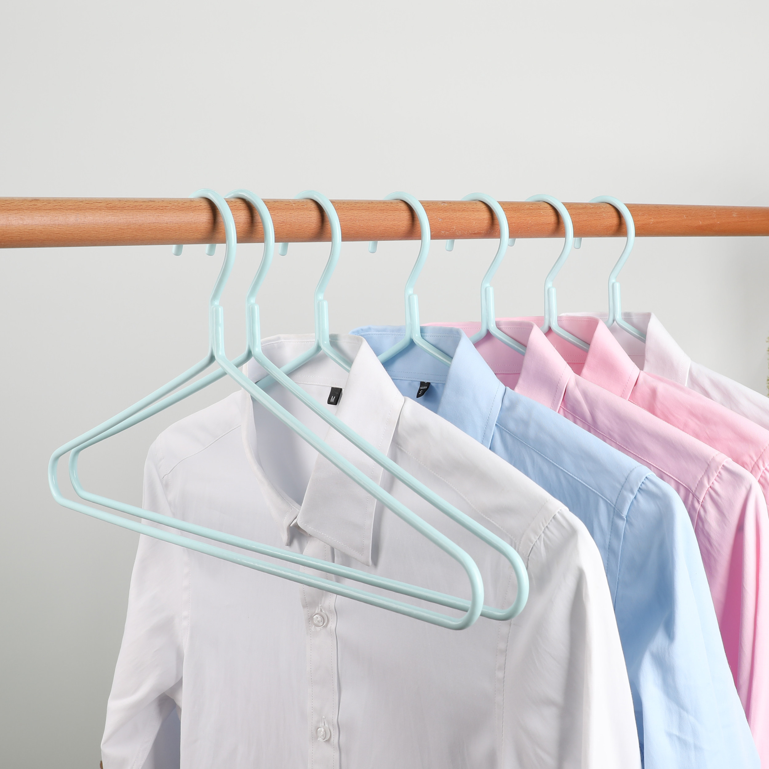 象太郎304不锈钢加粗不鼓包钢芯衣服架子家用晾衣挂晒防风衣架,淘宝优惠券,粉丝福利购,淘宝优惠卷