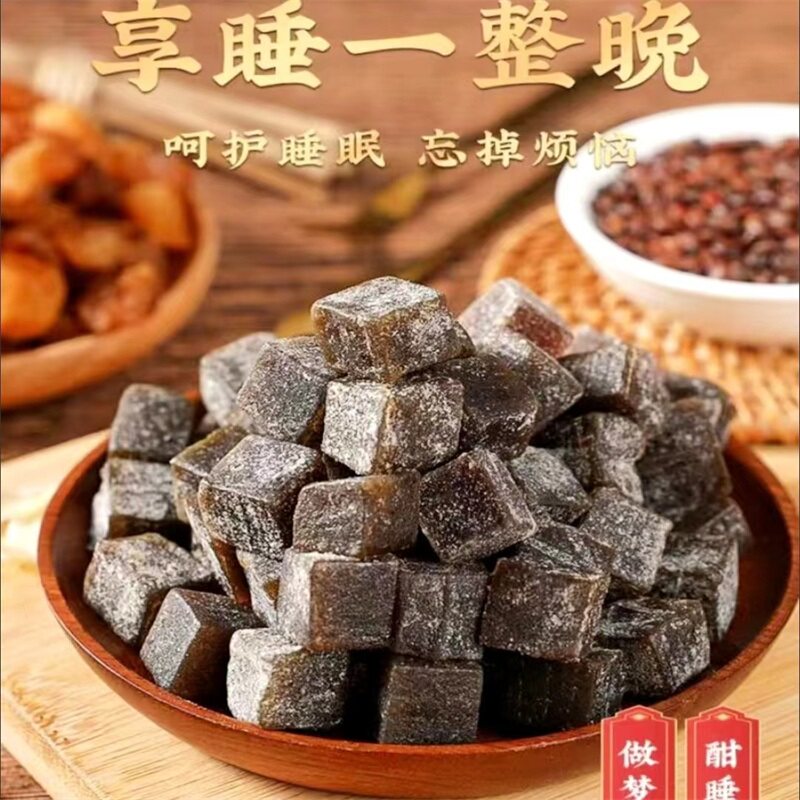 新货酸枣仁糕助睡眠百合茯苓多做梦不好睡着安失神眠桂圆零脂小零