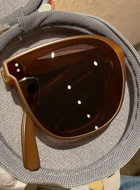 方圆脸可折叠墨镜女防晒防紫外线