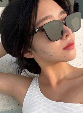 柯诺汐米白墨镜防紫外线开车专用