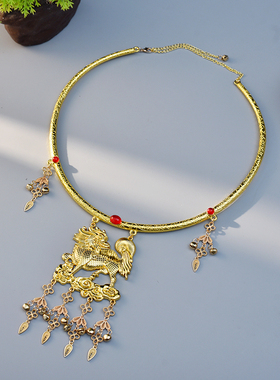 新中式璎珞项圈汉服唐风项链蝴蝶