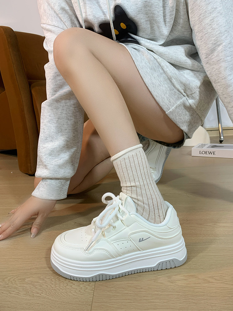 回力厚底小白鞋女2025新款韩版百搭情侣百搭鞋子潮休闲复古板鞋女,淘宝优惠券,粉丝福利购,淘宝优惠卷