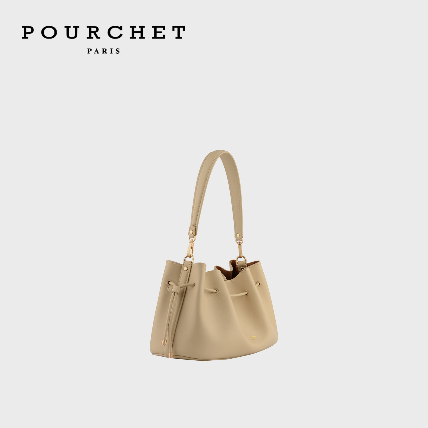 【蜜蜂惊喜社】【饺子包】POURCHET宝榭饺子包水桶单肩托特包,淘宝优惠券,粉丝福利购,淘宝优惠卷