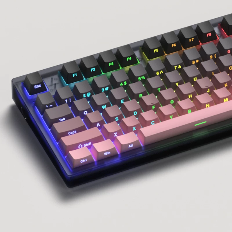 Клавиатура с боковой гравировкой Fu Ling MK870pro BlackBerry, механическая, настраиваемая, беспроводная Bluetooth, для игр, офисная, бесшумная, ось 87 клавиш