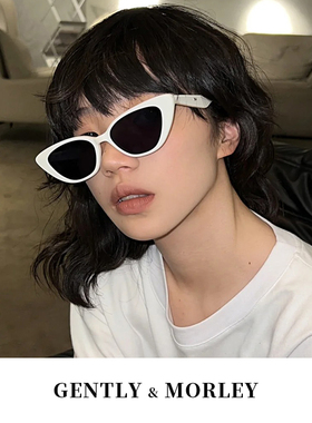 GM猫眼墨镜女高级感复古小框
