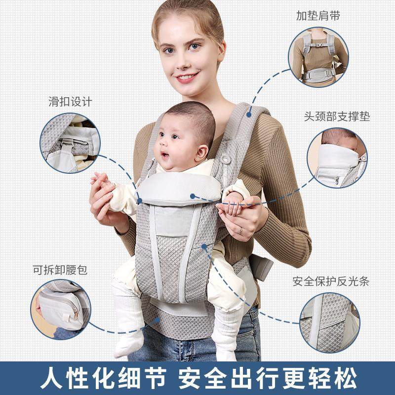 美国婴儿背带腰凳外出简易前后两用横抱式轻便新生宝宝多功能,淘宝优惠券,粉丝福利购,淘宝优惠卷