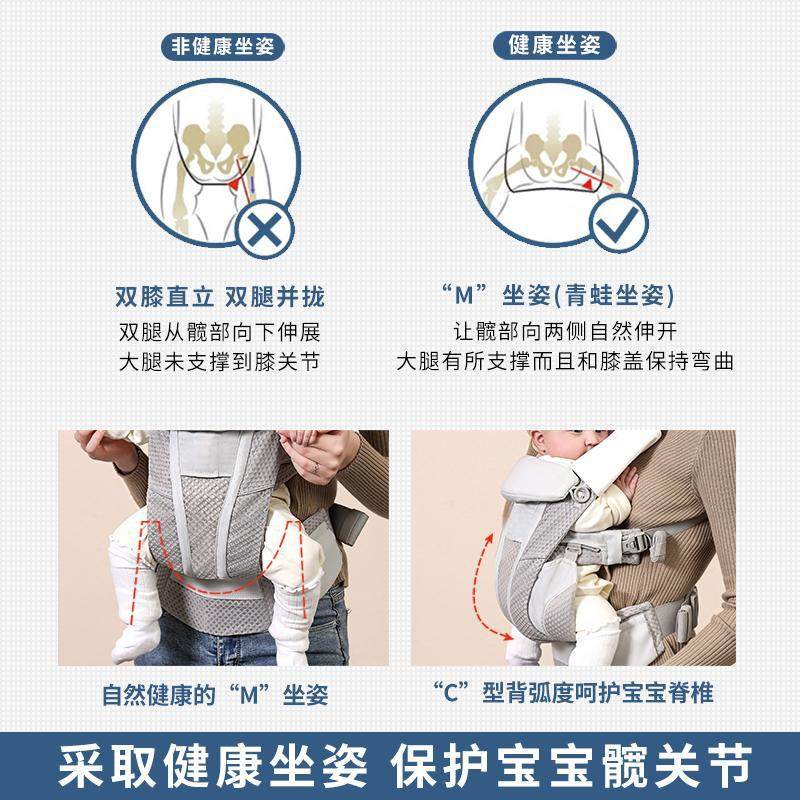 美国婴儿背带腰凳外出简易前后两用横抱式轻便新生宝宝多功能,淘宝优惠券,粉丝福利购,淘宝优惠卷