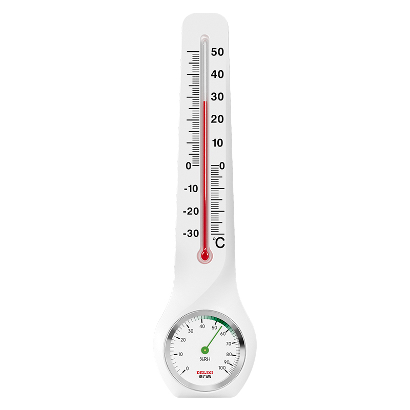 德力西温度计室内家用壁挂式室温精准温湿度计婴儿房药店大棚电子 - 图0