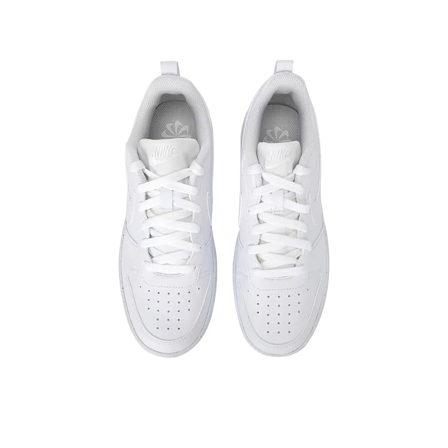 Nike Court Borough 皮革 舒适百搭轻便 防滑 低帮 儿童板鞋 白色,淘宝优惠券,粉丝福利购,淘宝优惠卷