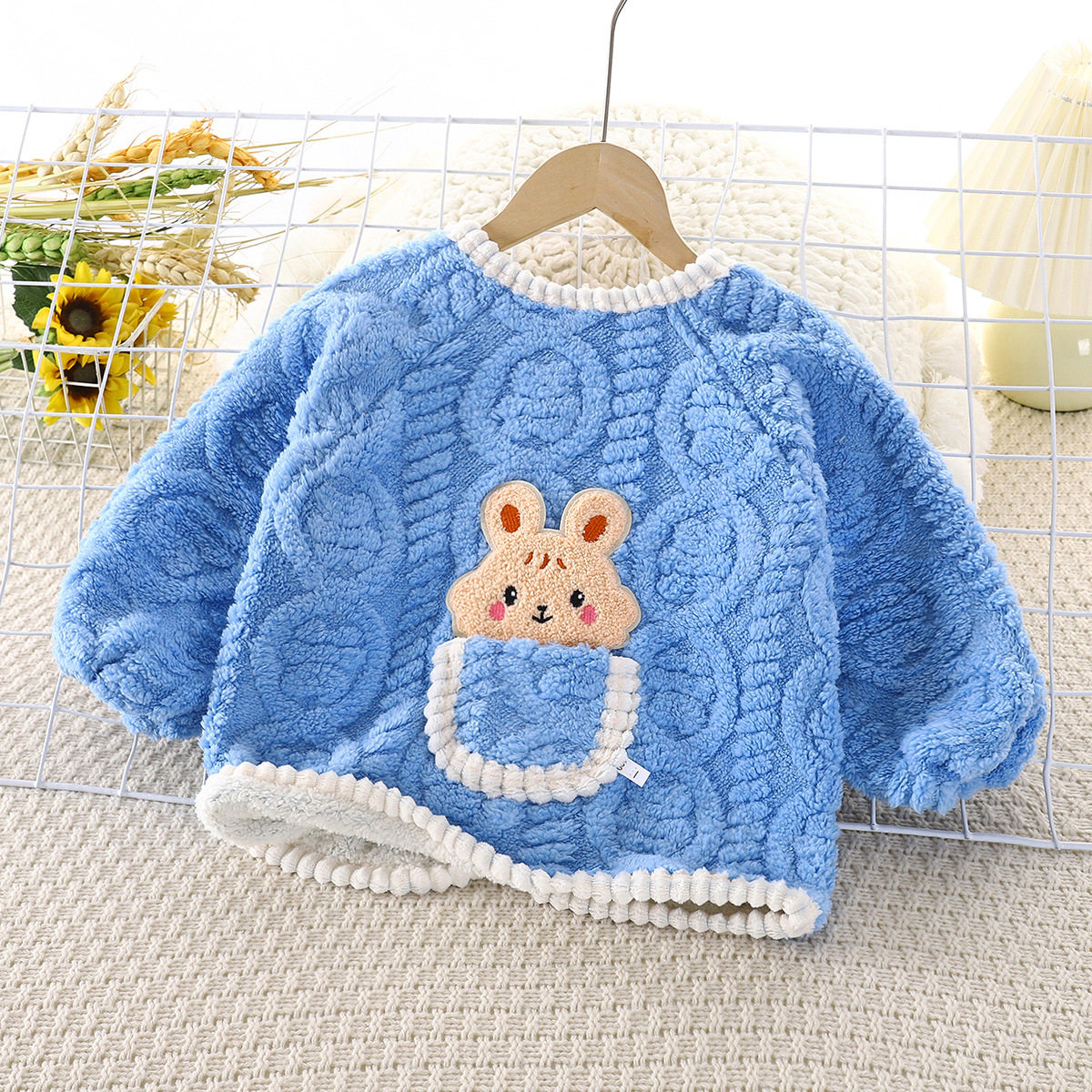 25年新款男女童装婴幼儿防脏衣加绒保暖倒穿衣罩棉袄外穿罩衣,淘宝优惠券,粉丝福利购,淘宝优惠卷