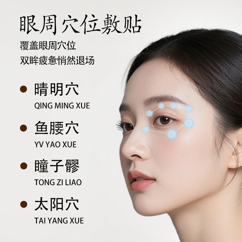 万草福旗舰店青少年老国货眼青春眼贴眼部冷敷植物精粹清爽水润
