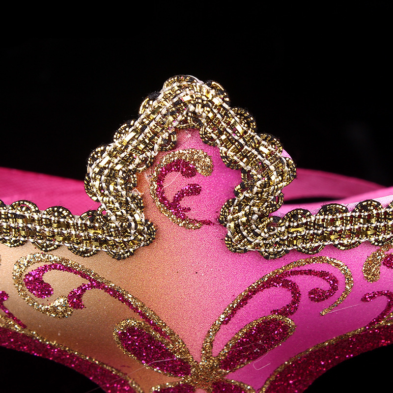威尼斯面具女创意化妆舞会蕾丝面具派对美女半脸女士佩戴面罩-图2