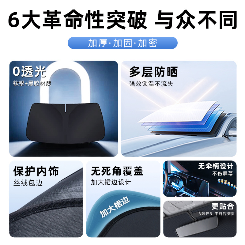 25款雷克萨斯RX汽车防晒隔热遮阳板前挡风玻璃罩伞帘挡用品350h车 - 图2