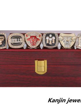 篮球芝加哥公牛6年冠军戒指球迷收藏礼物冠军戒指